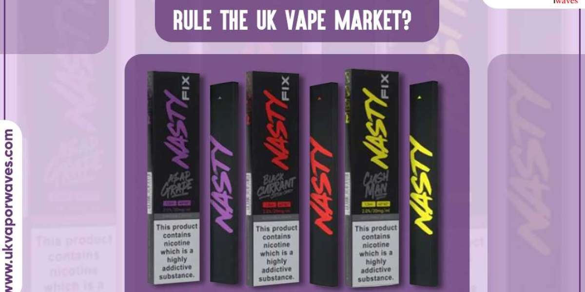 Why Nasty Vape Products Rule The UK Vape Market?