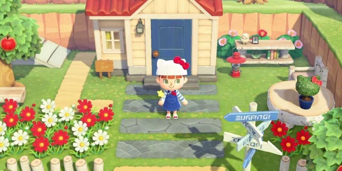 The Animal Crossing: New Horizons-themed Switch comes with numerous Animal Crossing-themed visible elements